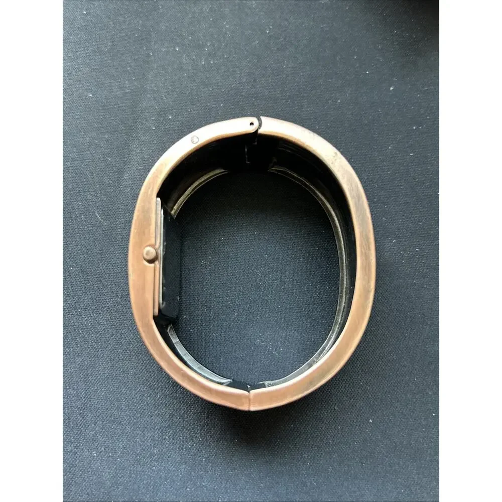 Narmi Bronze Tone Women’s Quartz Cuff Watch